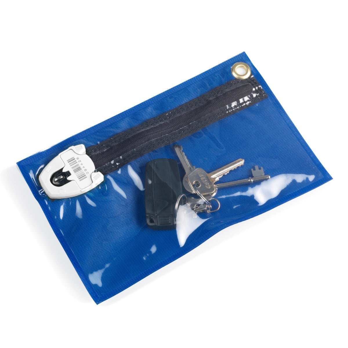 Blue A5 Key Wallet (T2 Security) with clear front
